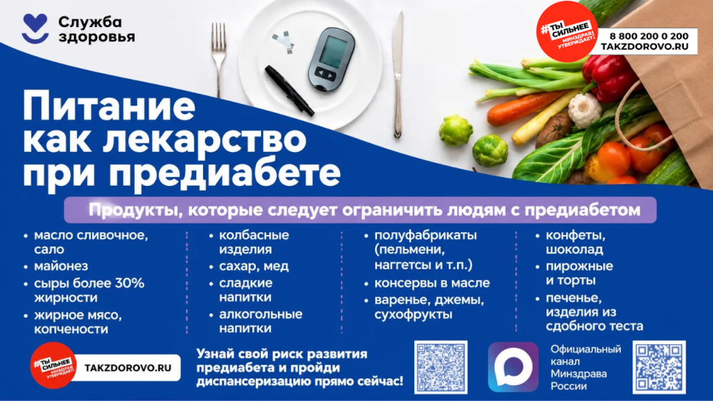 Питание при предиабете